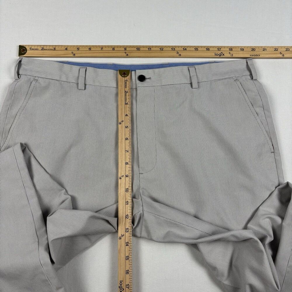 Brooks Brothers Chino Clark Pants W40 L32 100% Cotton Light Blue And Gray Lot 2 - Picture 15 of 16